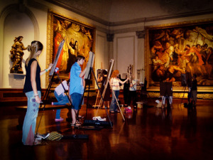 Class at the Ringling Museum.